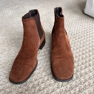 Aquatalia brown booties